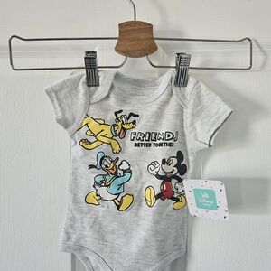 Disney Baby Gray Friends Bodysuit
